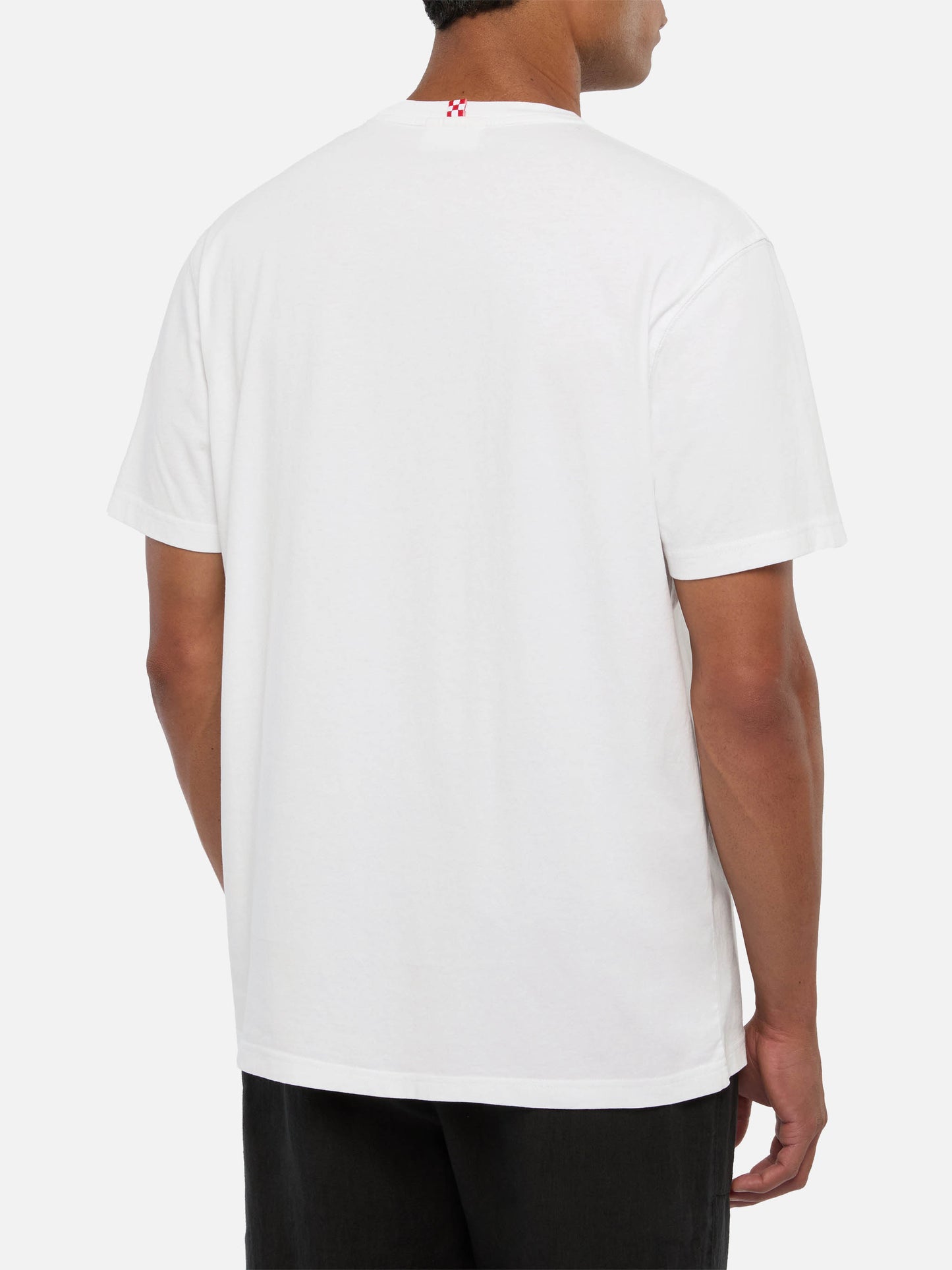 T-Shirt Portofino aus Baumwolljersey mit klassischer Passform und Volare-Stickerei