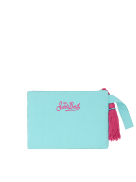 Pearl Pouch with Capri beaded postcard - MC2 Saint Barth