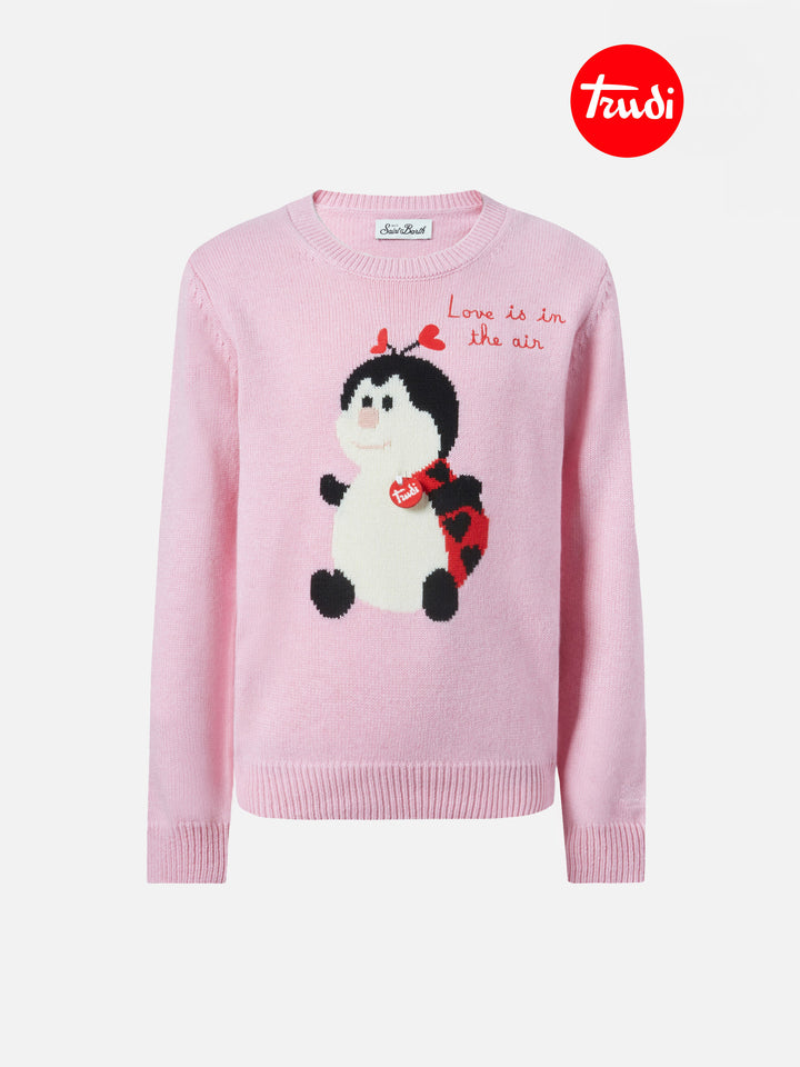 Princess cashmere-blend sweater with Trudi ladybug patch | TRUDI SPECIAL EDITION