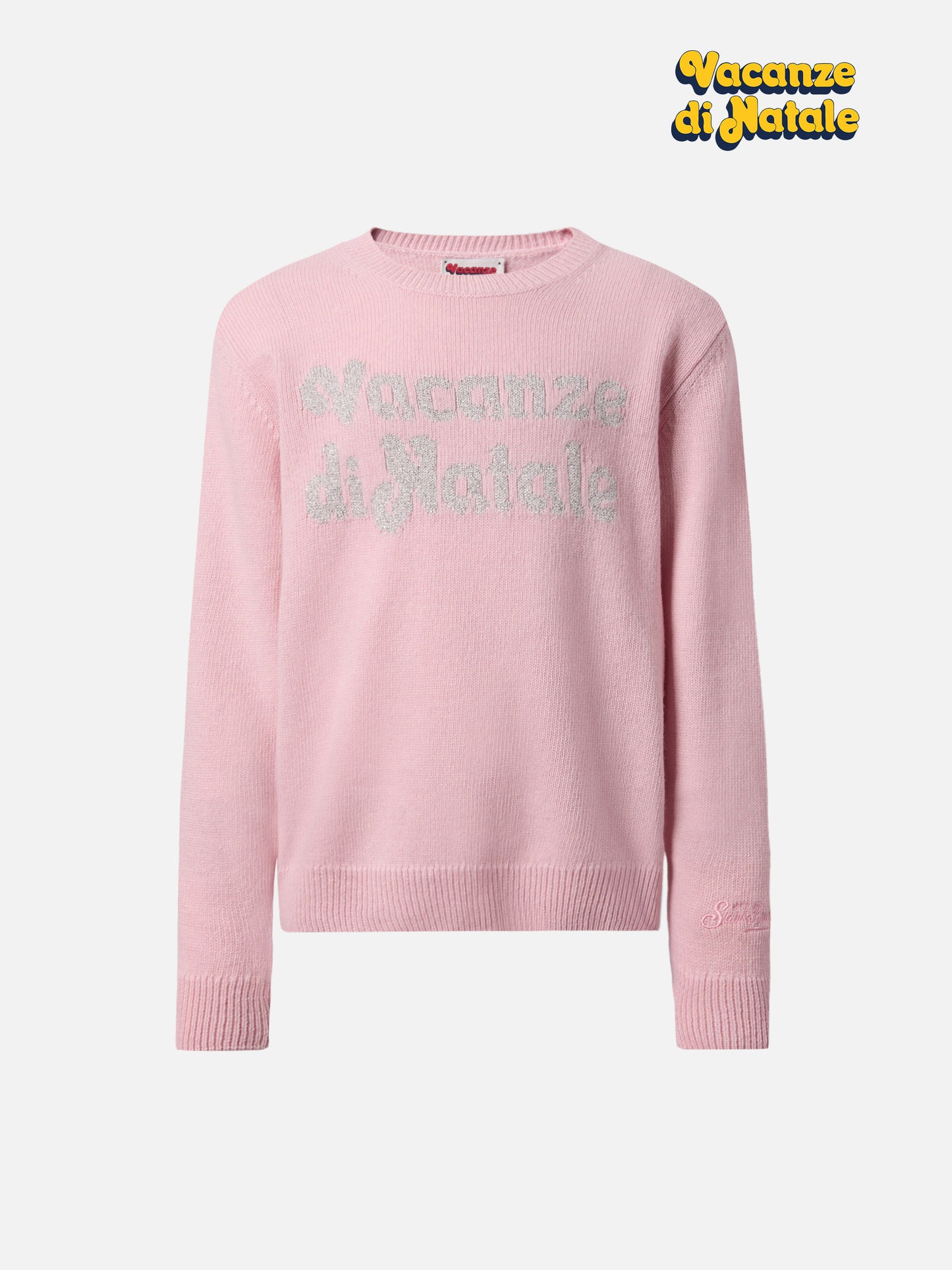 Maglione  Princess in misto cashmere con jacquard lurex Vacanze di Natale | VACANZE DI NATALE