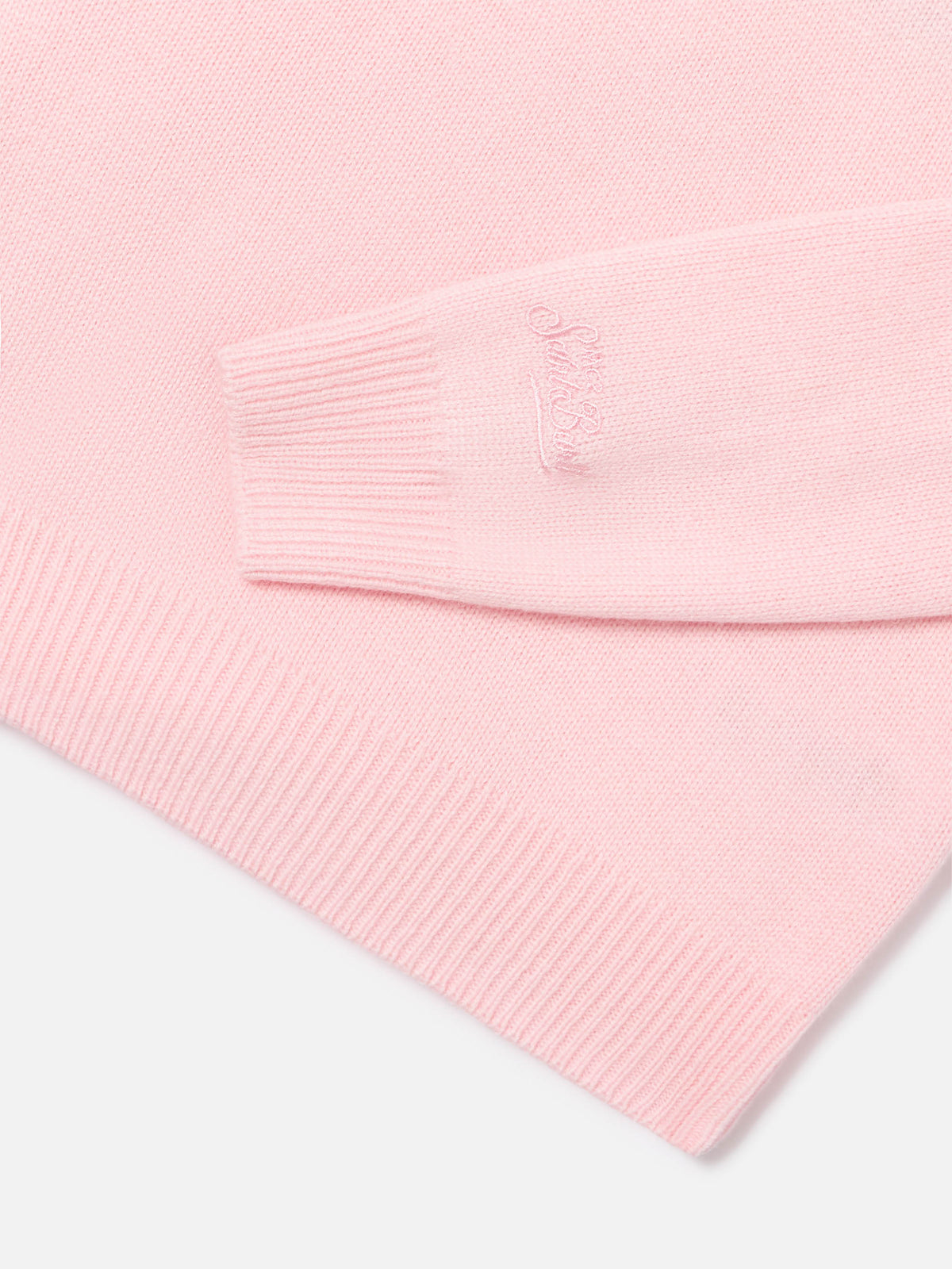 Jersey de punto con cuello redondo Pink Princess con intarsia Princess 