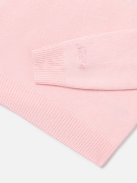 Jersey de punto con cuello redondo Pink Princess con intarsia Princess 