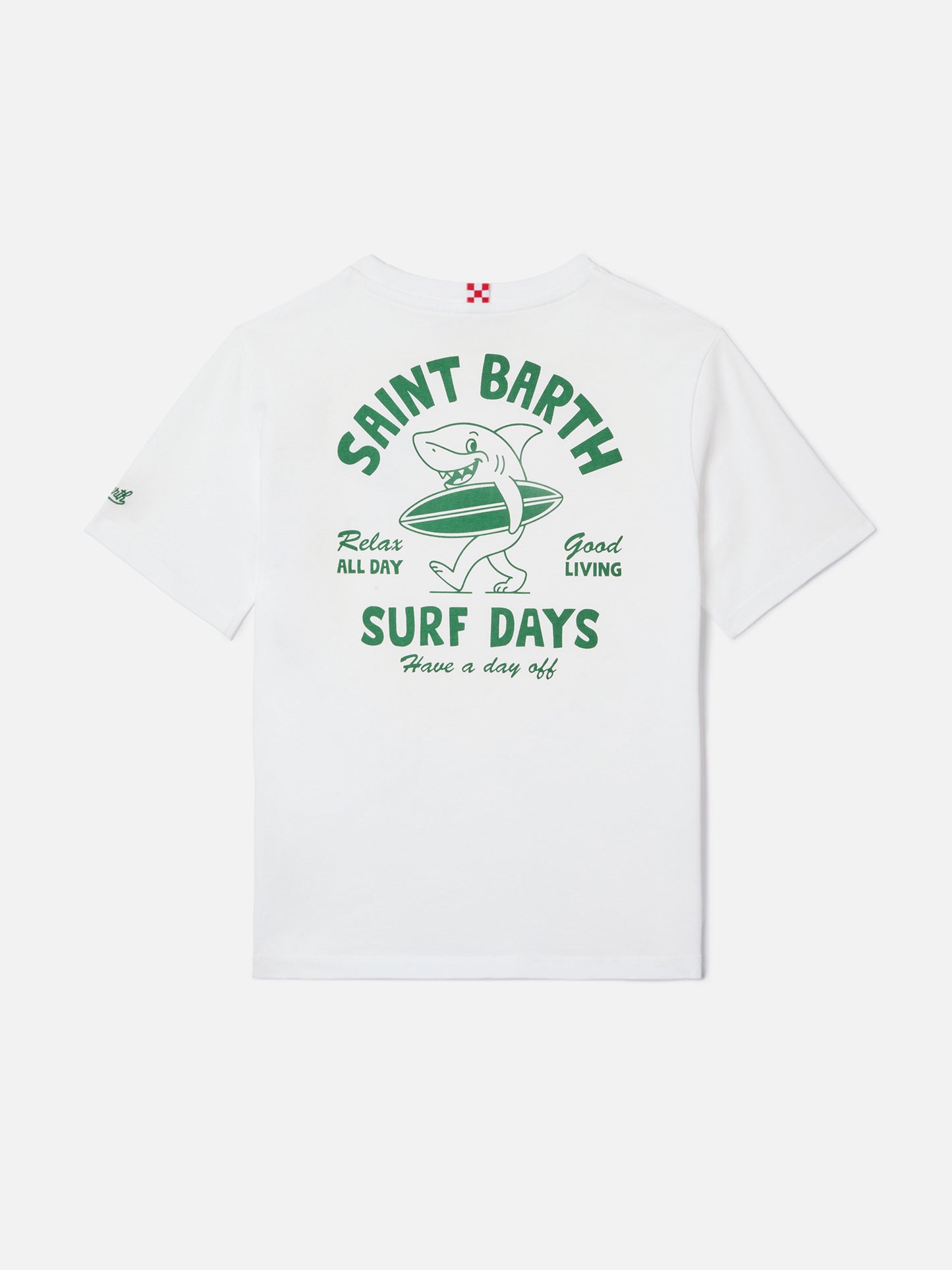Portland Jr t-shirt with Surf Days maxi print on the back