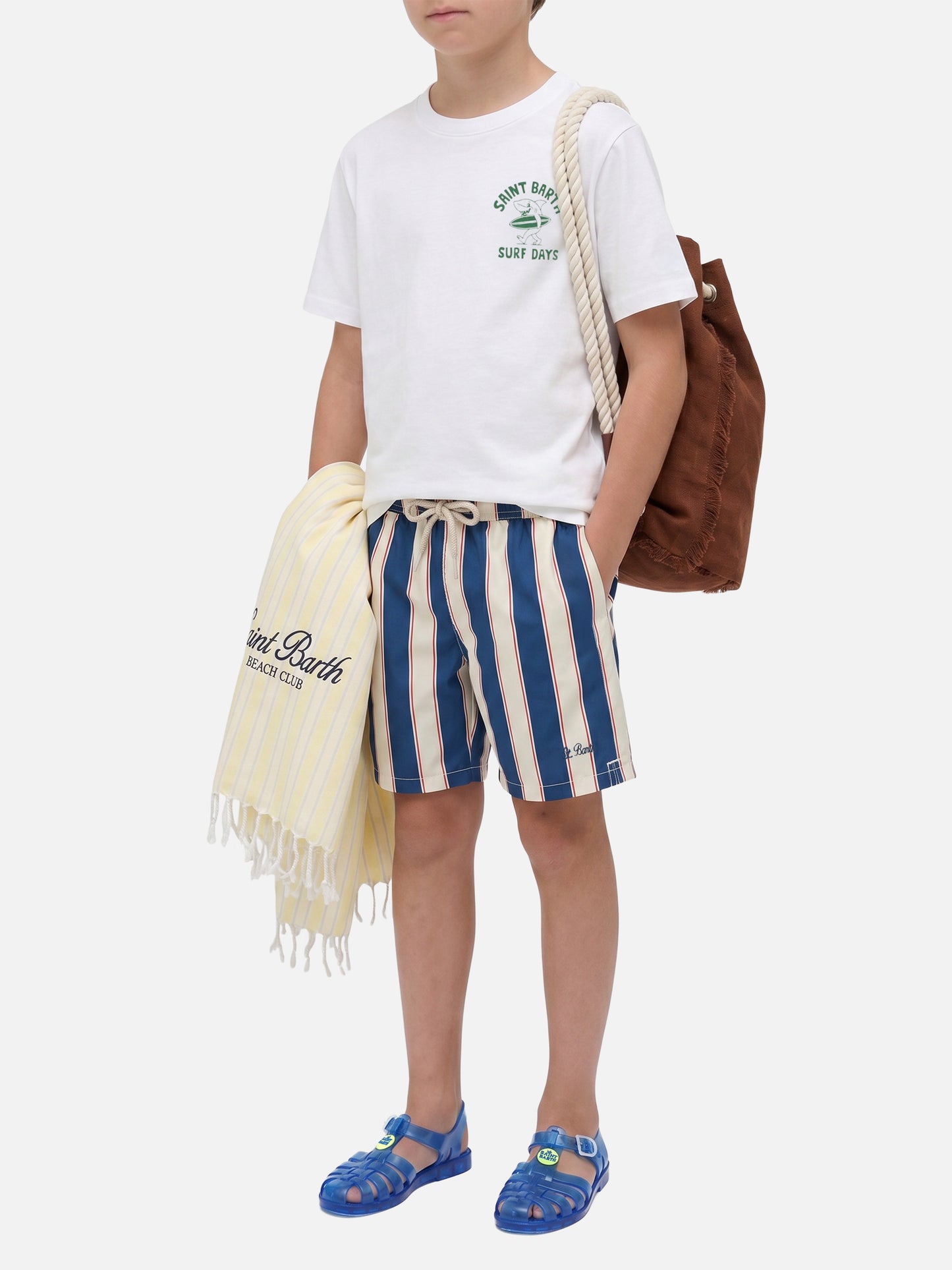 Camiseta Portland Jr con maxi estampado Surf Days en la espalda 