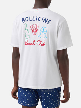 Camiseta White Portland con bordado Bollicine Beach Club 