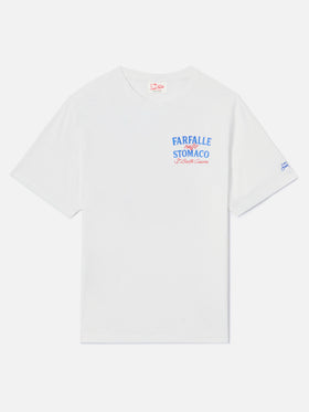 Camiseta White Portland con estampado Farfalle Nello Stomaco 