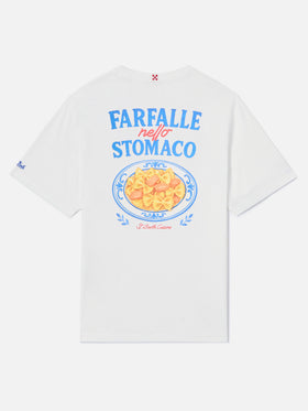 Camiseta White Portland con estampado Farfalle Nello Stomaco 