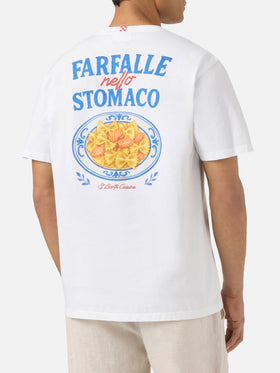 Camiseta White Portland con estampado Farfalle Nello Stomaco 