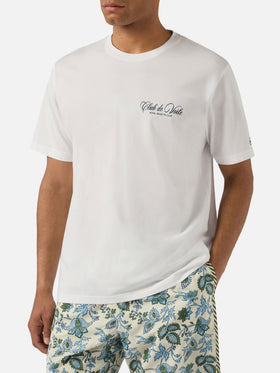 T-shirt Portland blanc avec imprimé Club de Voile 