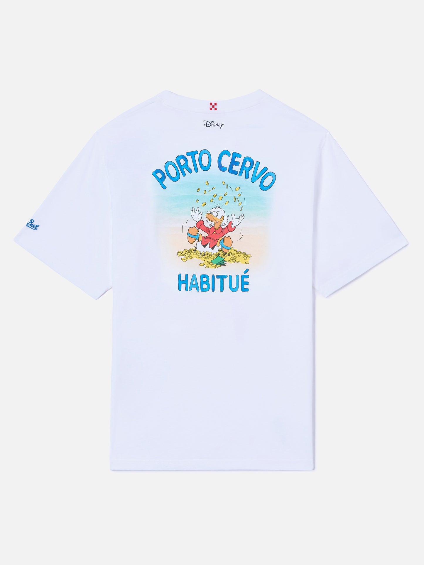 White Portland t-shirt with Porto Cervo Habitué print | Special Edition