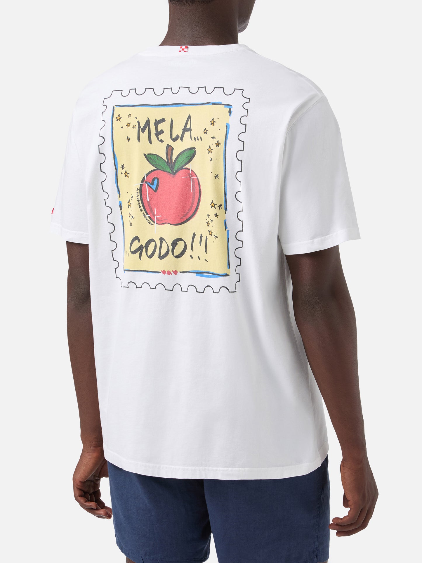 T-shirt White Portland avec illustration Mela Godo 