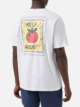 T-shirt White Portland avec illustration Mela Godo 