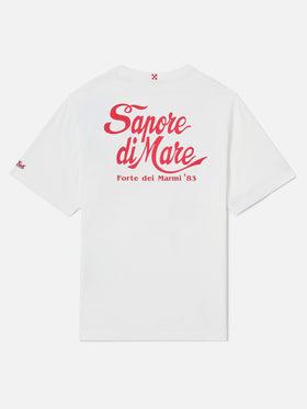 T-shirt Portland bianca con stampa Sapore di Mare | Edizione Speciale