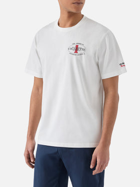 T-shirt Portland panna con stampa Cigarette Racing | Special Edition