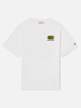 T-shirt blanc en portland avec imprimé Nord Sud Ovest Est | Special Edition 