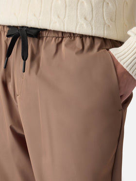 Pantaloni casual da uomo color kaki Porter