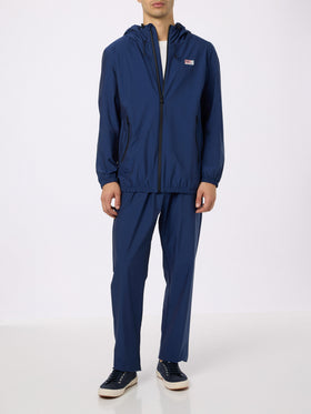 Man navy blue casual pants Porter - MC2 Saint Barth