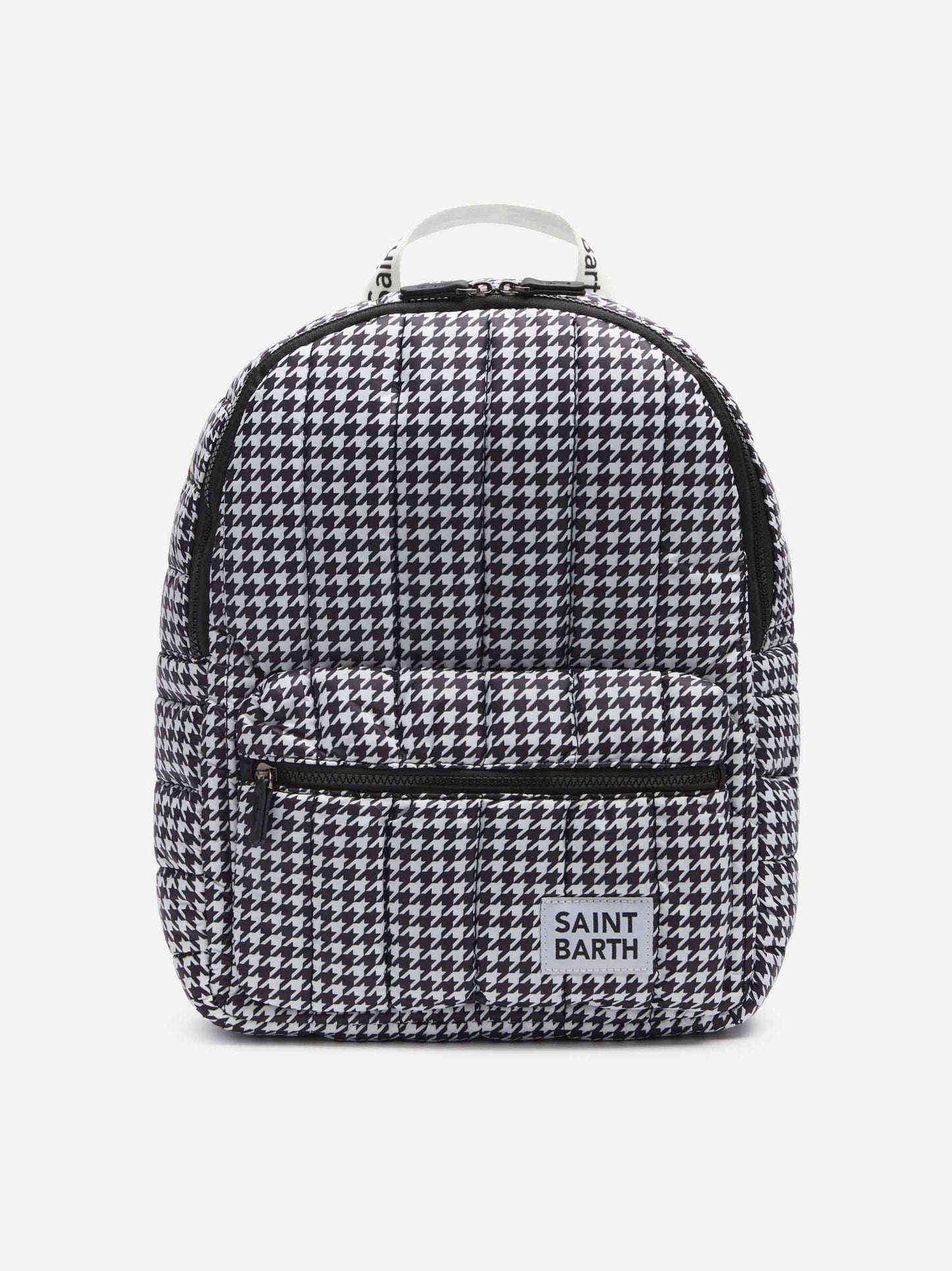 Puffer backpack with pied de poule print - MC2 Saint Barth