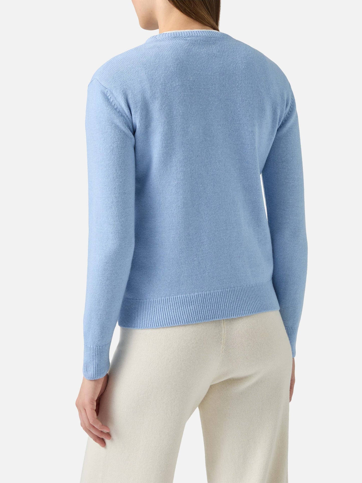 New Queen crewneck with Io che amo solo te(quila) embroidery