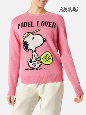 Woman sweater with Snoopy print | PEANUTS™ SPECIAL EDITION