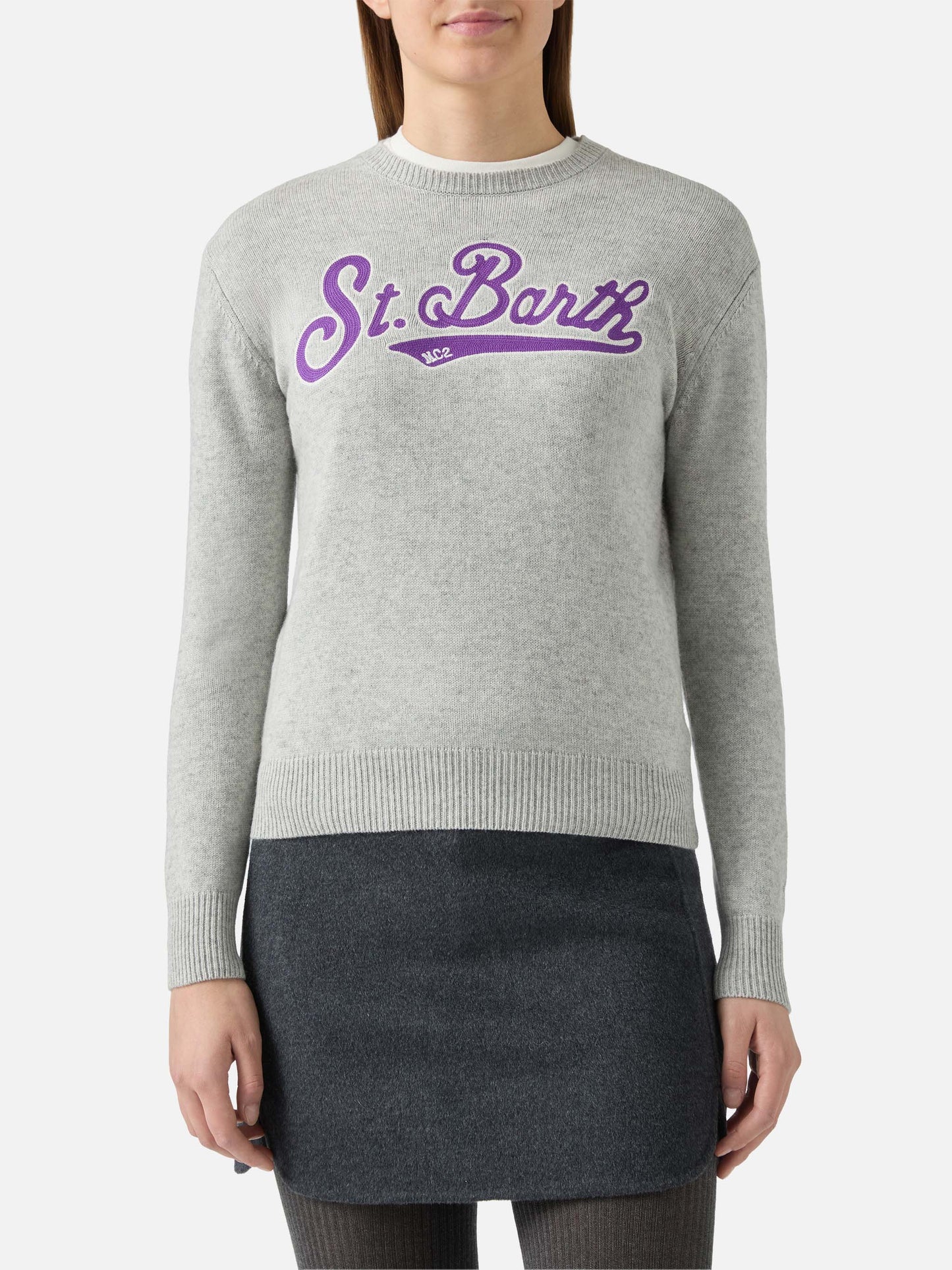 New Queen crewneck with Saint Barth terry patch