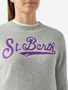 New Queen crewneck with Saint Barth terry patch