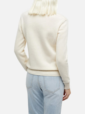 Girocollo New Queen con jacquard in lurex Viziata