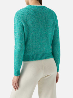 Neues Queen Crop Soft-Curl-Neck-Halsband mit St. Barth-Stickerei