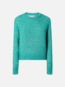 Neues Queen Crop Soft-Curl-Neck-Halsband mit St. Barth-Stickerei