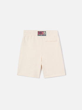 Cremefarbene Randle Jr Shorts 
