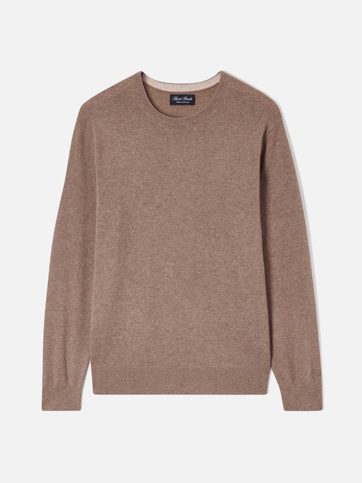 Beige Regent cashmere crewneck