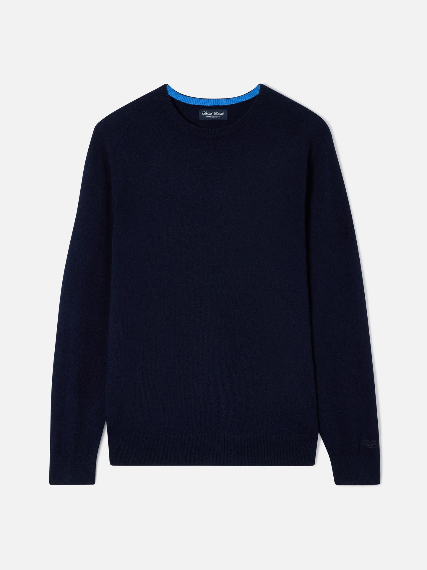Crewneck Regent aus navyblauem blue Cashmere 
