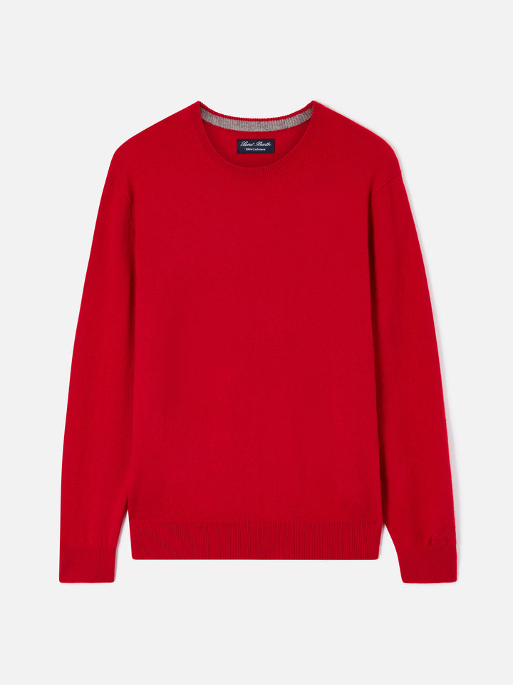 Red Regent cashmere crewneck