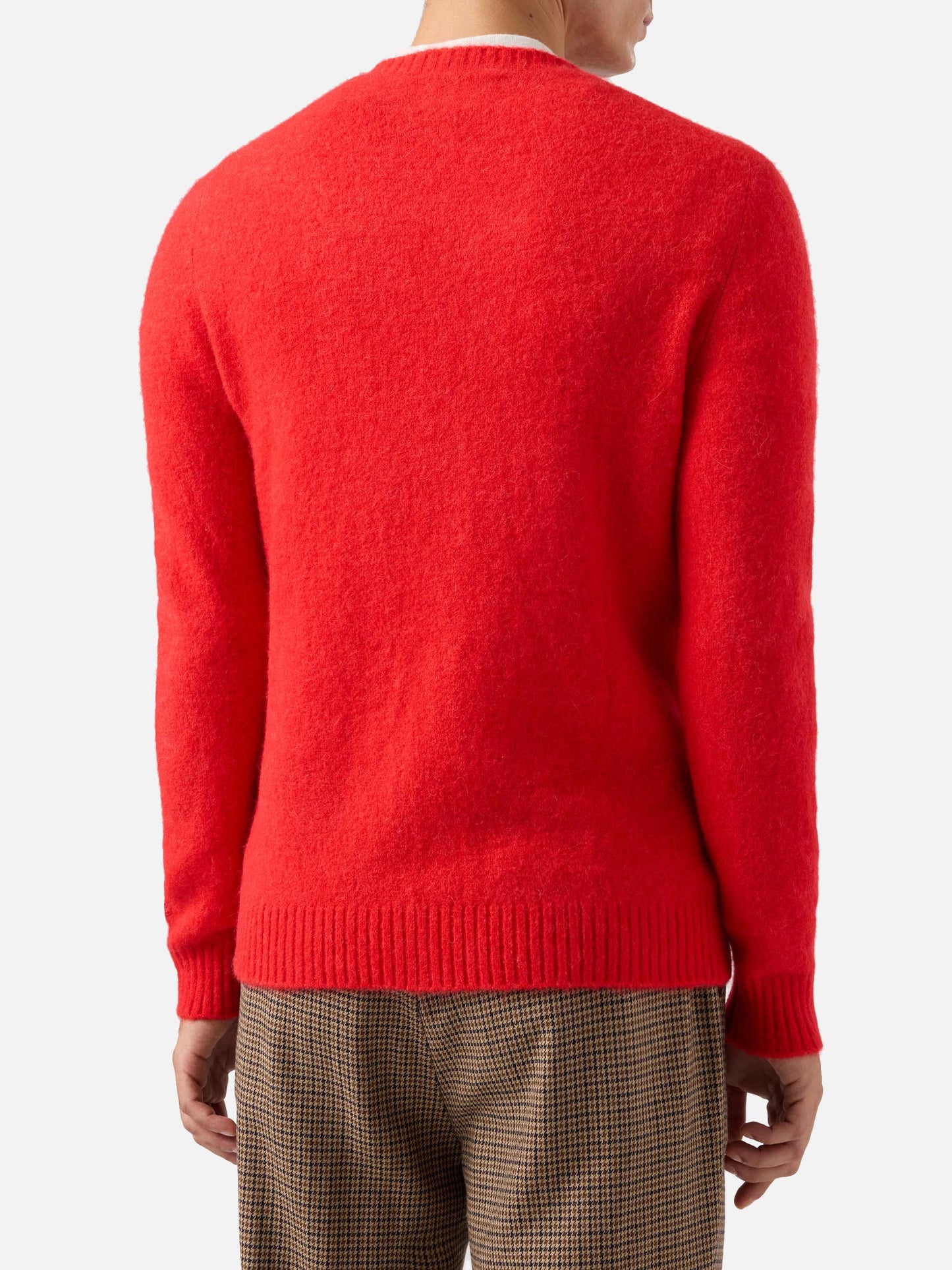 Regent red stretch alpaca sweater