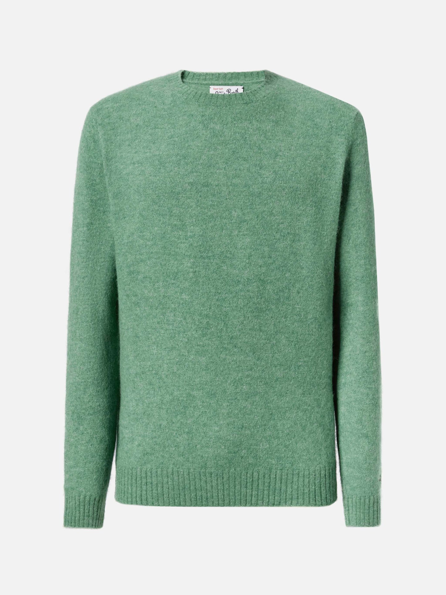 Maglione Regent in alpaca stretch verde salvia