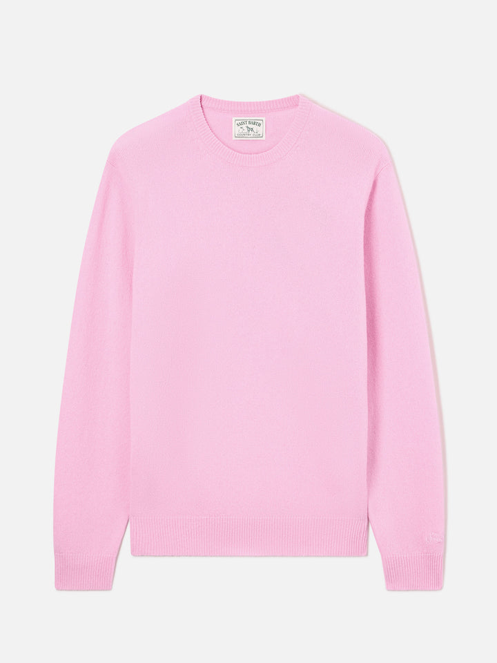 Pink Regent lambswool crewneck