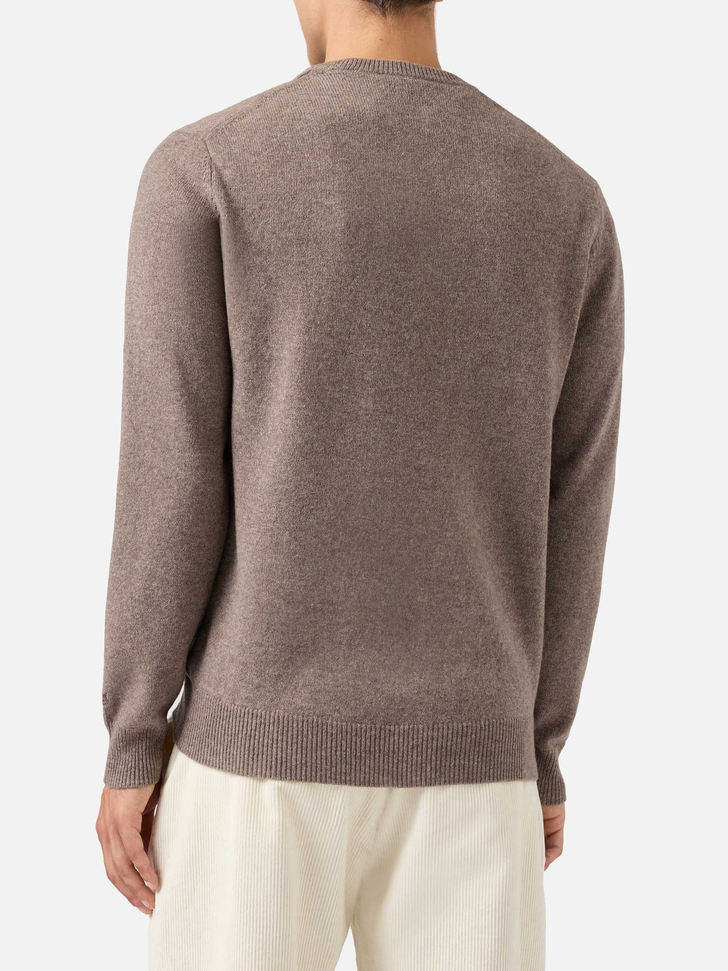 Maglione Regent in lambswool nocciola