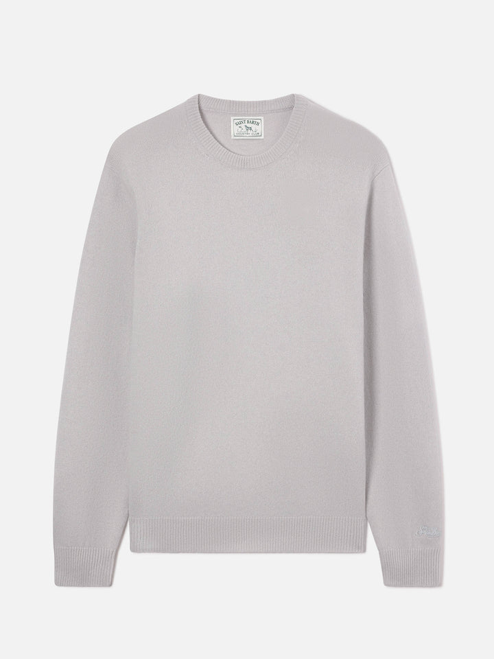 Grey Regent lambswool crewneck