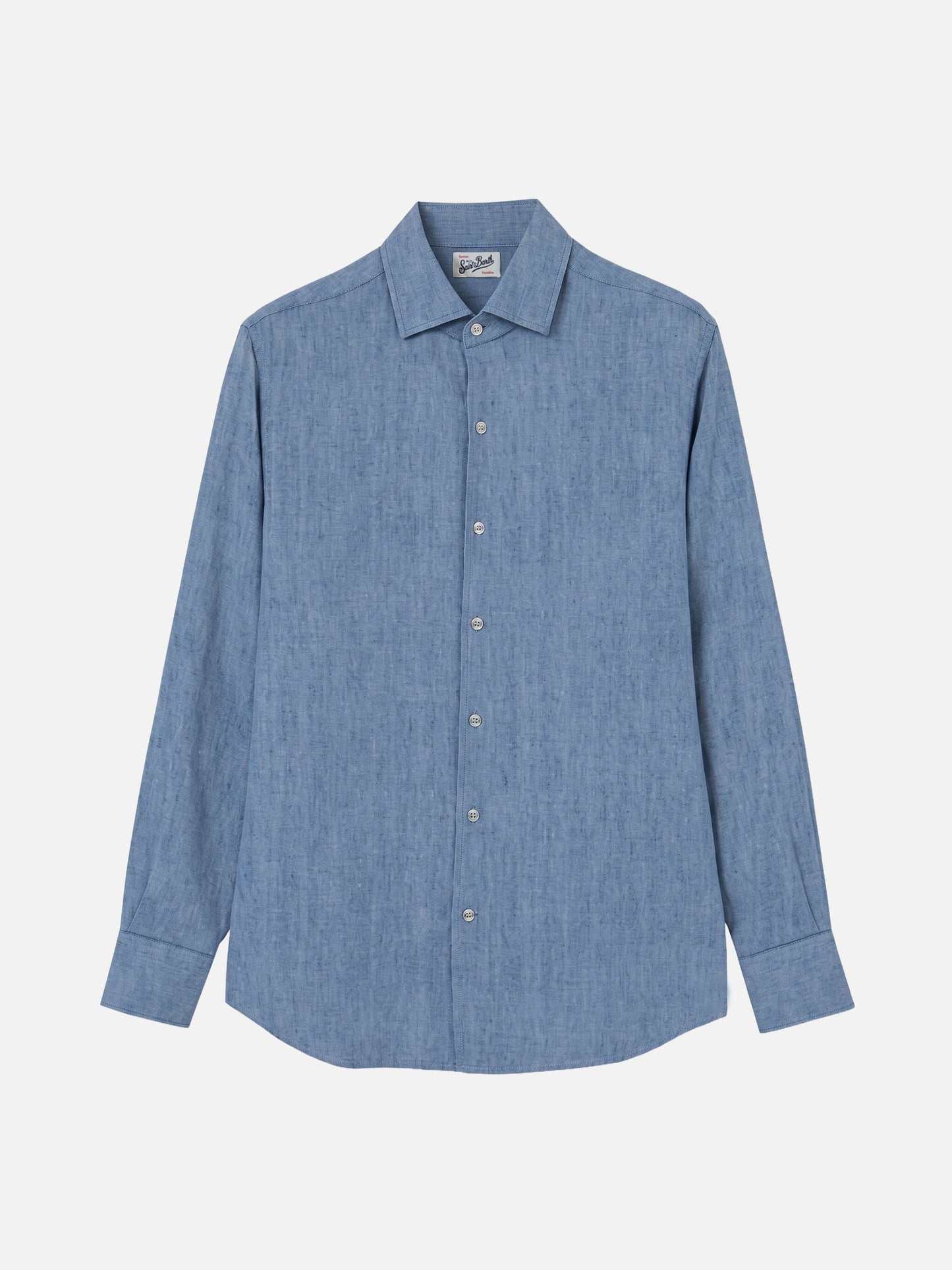 Camicia Raphael in chambray denim chiaro