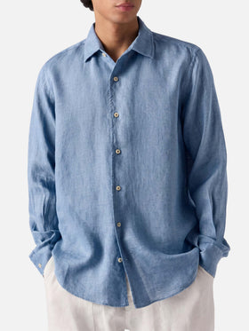 Camicia Raphael in chambray denim chiaro
