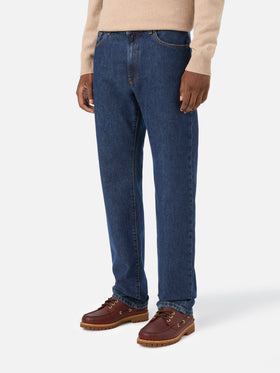 Vaqueros denim Riverdale Light blue con acabado stone wash 