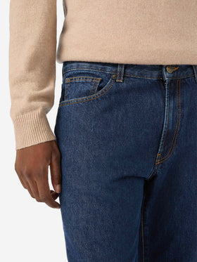 Vaqueros denim Riverdale Light blue con acabado stone wash 