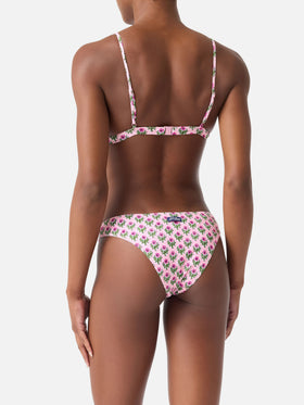 Rylie Lido Triangel-Bikini mit floralem Print 