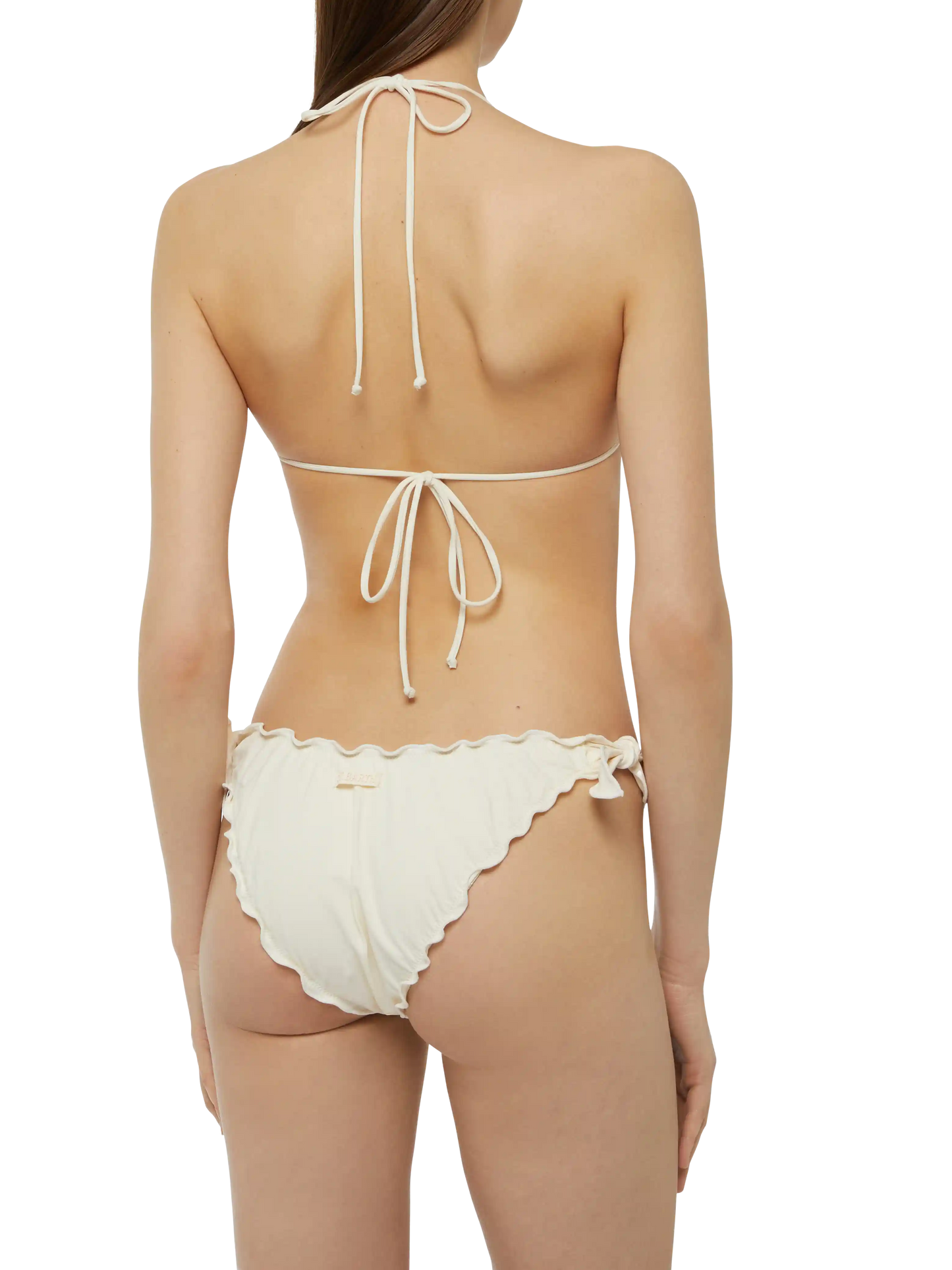 White cream classic triangle bikini Sagittarius Moon - MC2 Saint Barth
