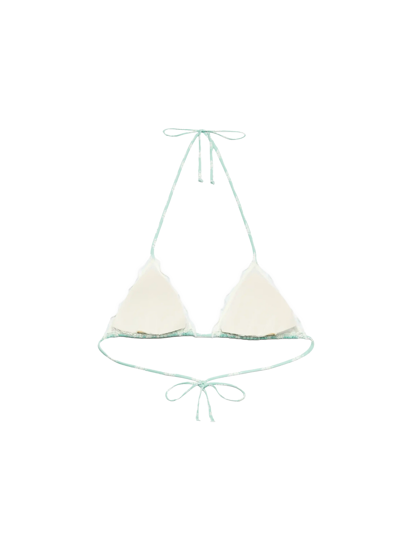 Sagittarius classic triangle top with floral print - MC2 Saint Barth