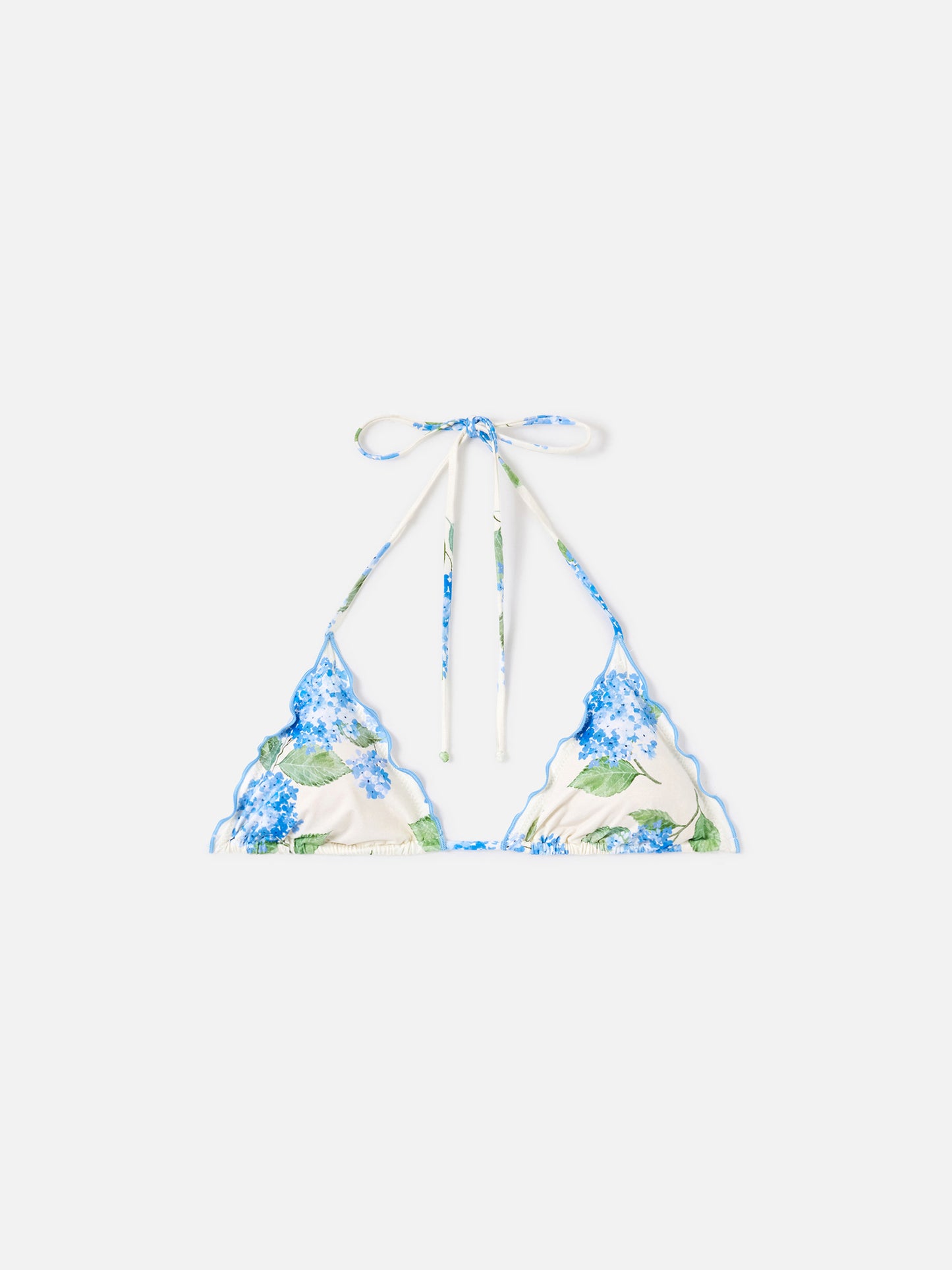 Klassisches Sagittarius Triangel-Top mit floralem Print 