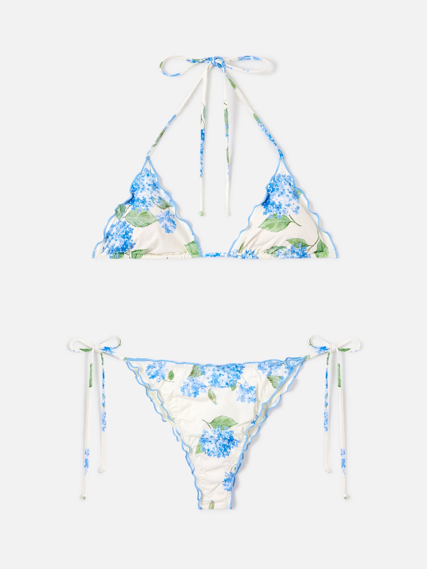 Sagittarius Miami floral triangle bikini