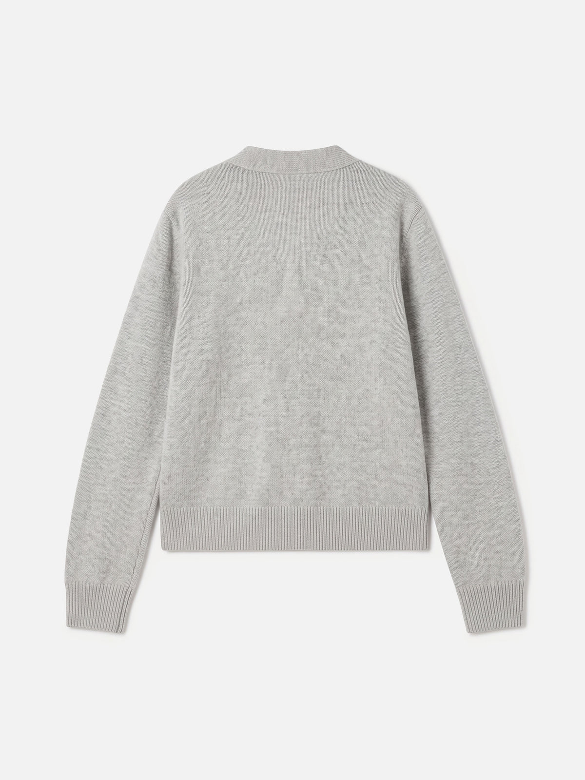 Light grey melange Sasi Jr cardigan with Tweety and Sylvester jacquard | Special edition