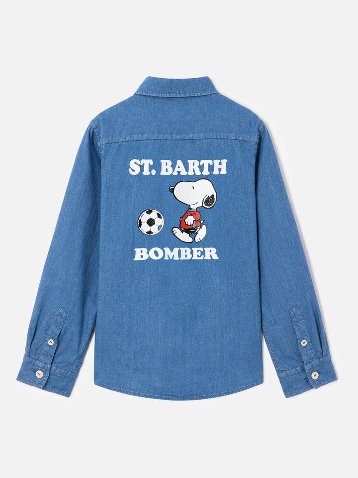 Chemise Seefeld Jr en chambray avec imprimé Snoopy 