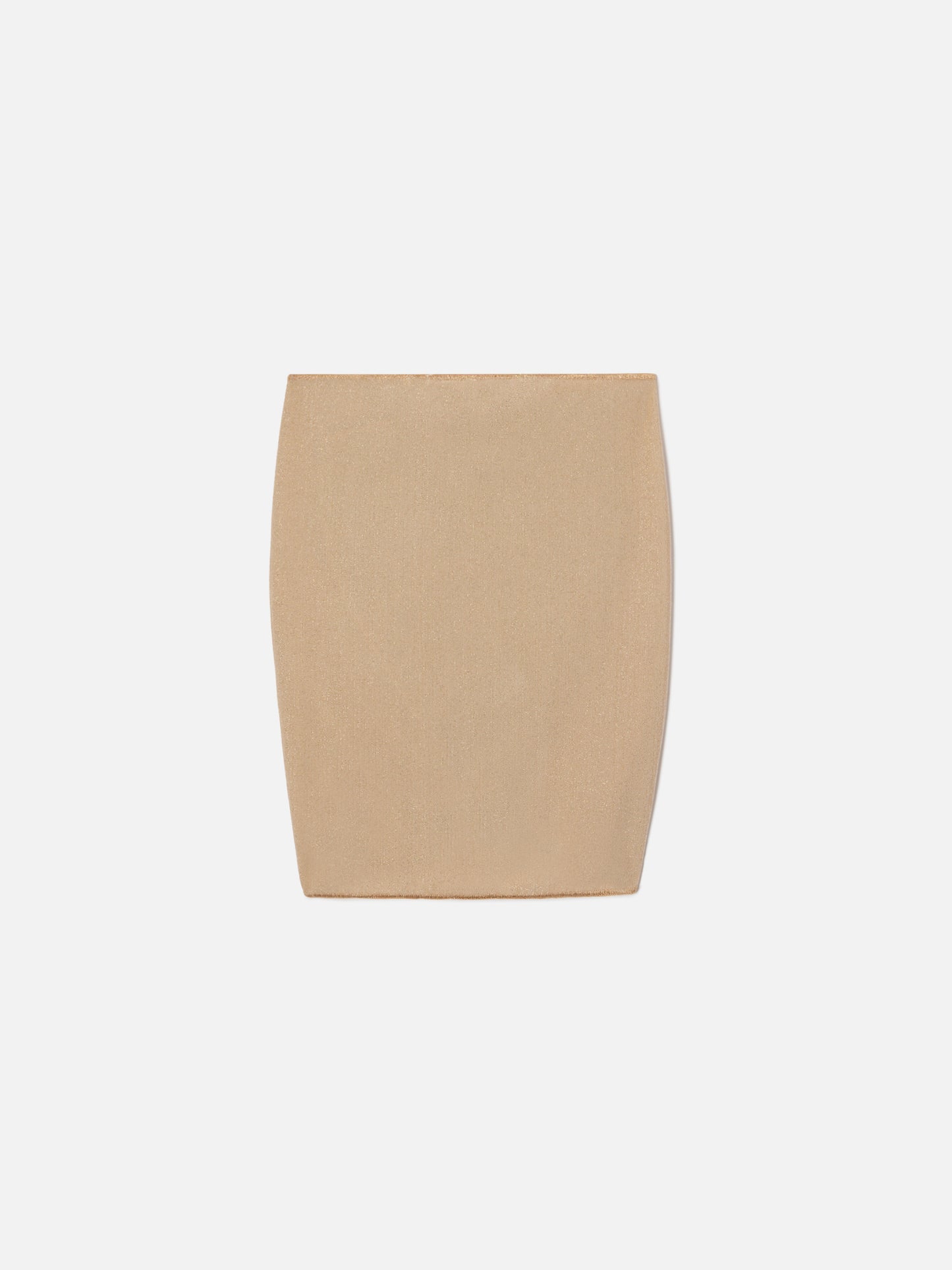 Sery Jr short pareo in gold lurex viscose knit